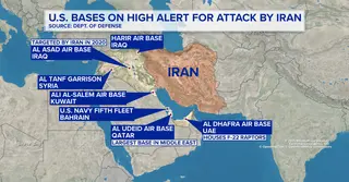 মধ্যপ্রাচ্যের সামরিক ঘাঁটিগুলোর বিদ্যুৎ স্থাপনায় হামলার হুঁশিয়ারি আইআরজিসির